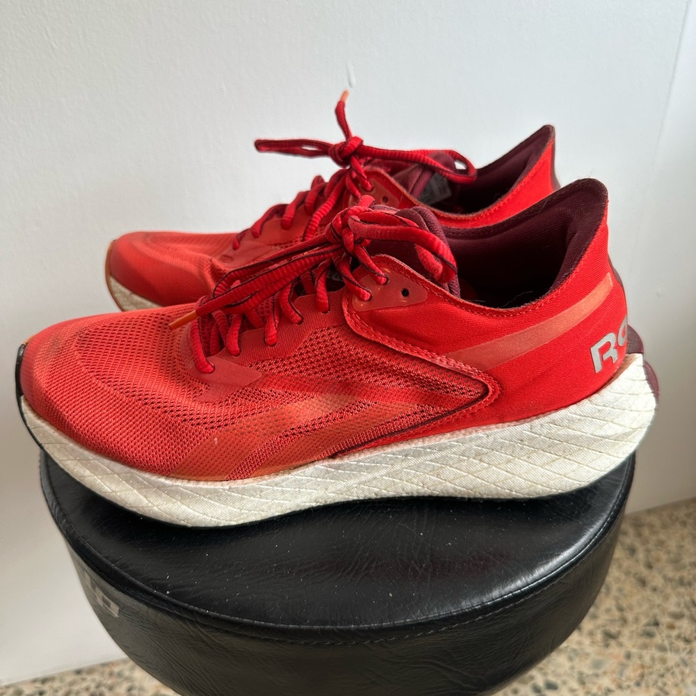 Reebok Floatride Energy Symmetros in Instinct Red/Merlot/High Vis Orange